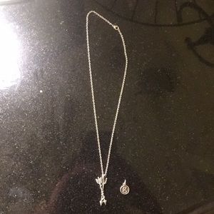 James Avery Charms and necklace all together